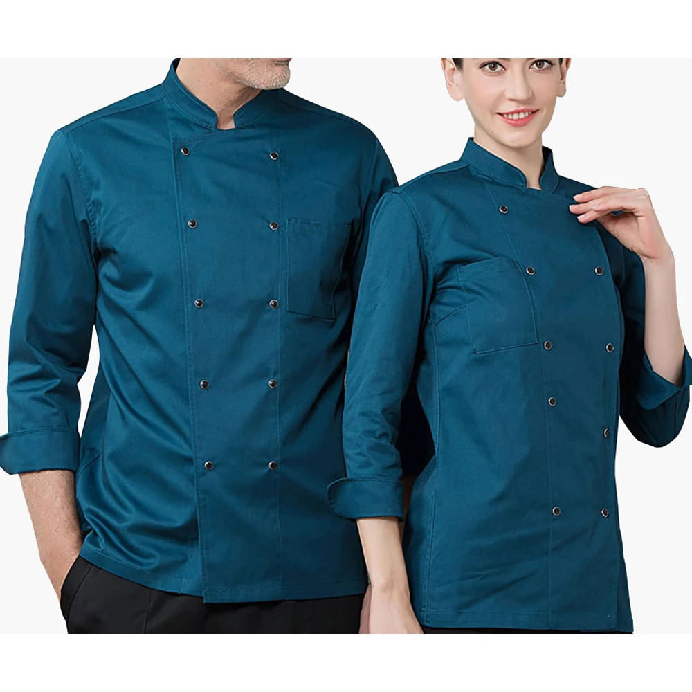 China supplier italian chef uniform jackets for restaurant kitchen bar