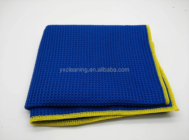 Waffle weave 450gsm microfiber kitchen cleaning cloth