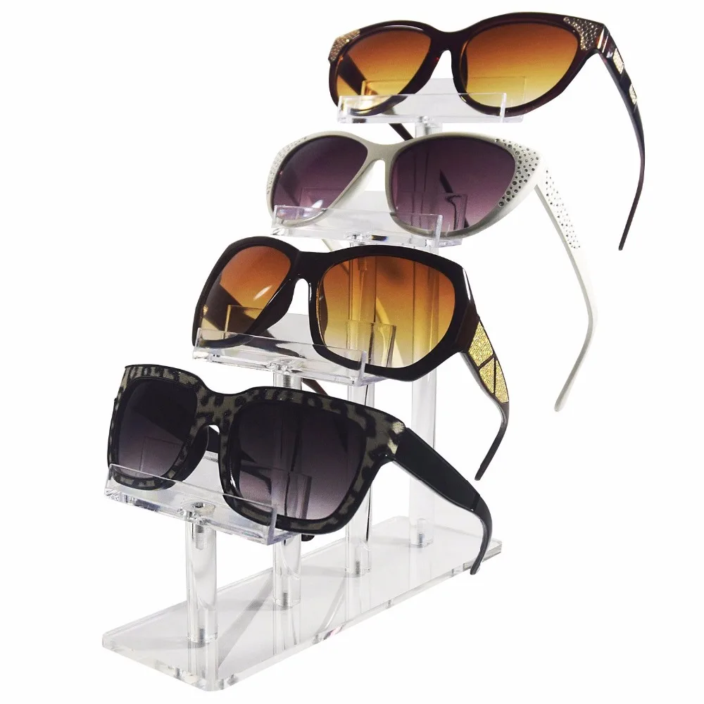 Fancy Acrylic Eyeglasses Display Stand Holder Sunglasses Frame Risers for Eyewear
