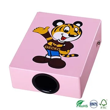 Gecko C-68P Travel Cajon mini cajon, деревянный барабанный ящик, китайский барабан cajon ручной работы, перкуссионный инструмент