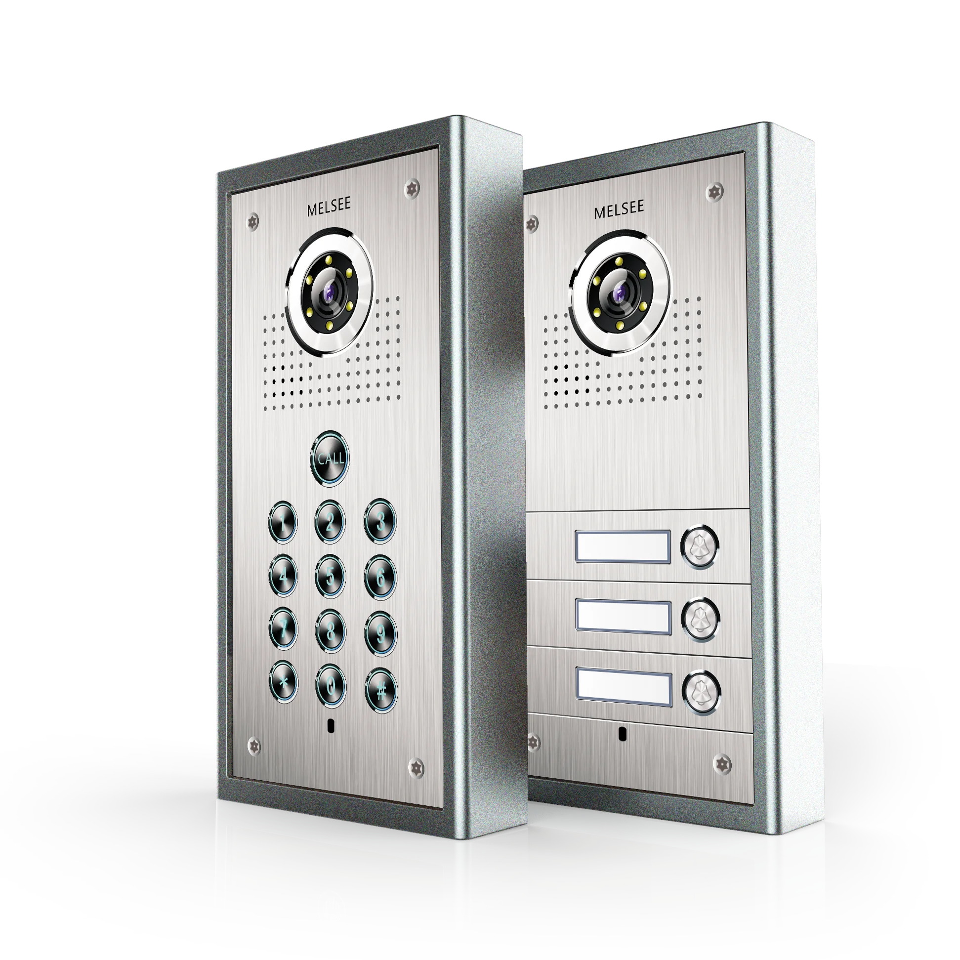 
2020 MELSEE Smart Ring Wifi Video Door Bell with CCD color camera Wireless Video Door phone for 4wire villa system 