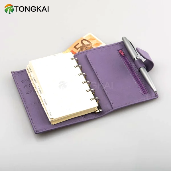 2023 Premium Quality Design Personal Planner Binder Wedding Planner Organizer Ruled Notebook with 100 Sheets 80g Cream Paper