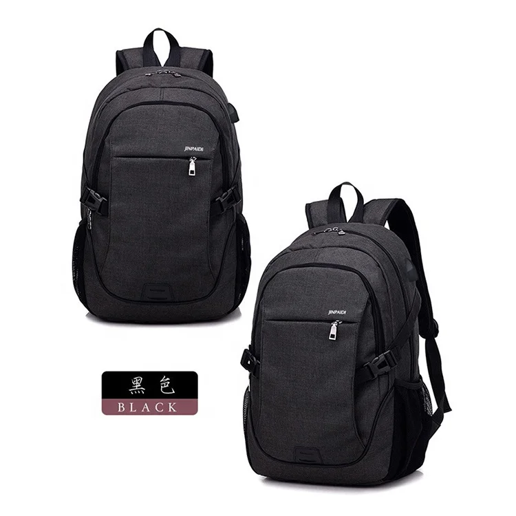 Wholesale custom cheap fashion pure color blank print backpack