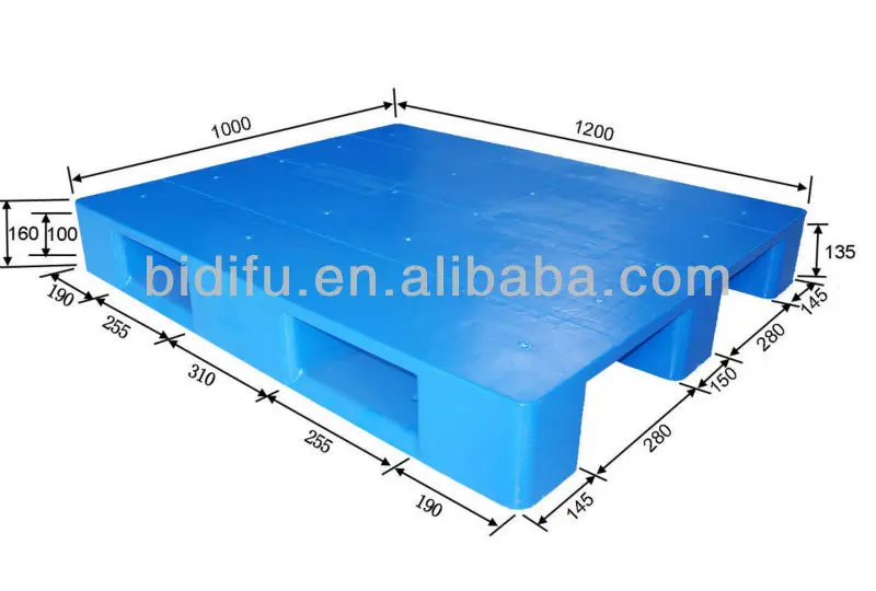 steel reinforced plastic pallet