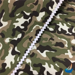 Most popular products Forest Camouflage Printed Oxford PVC Coating Fabric