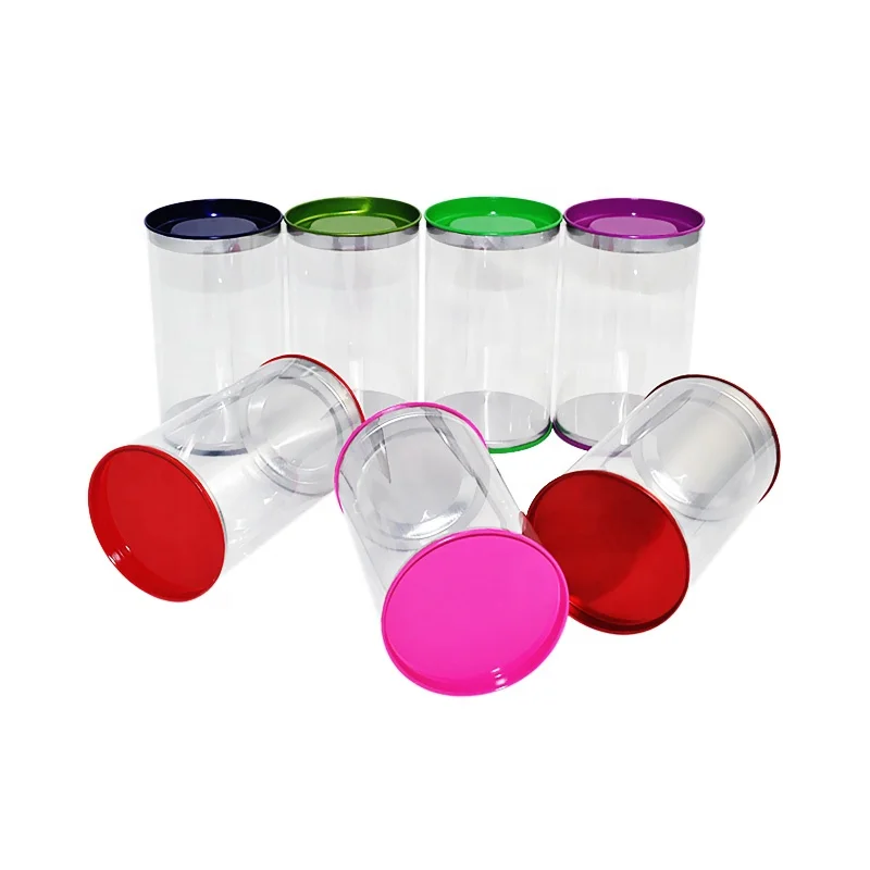 D75X140Hmm Factory custom pet plastic canister with lid