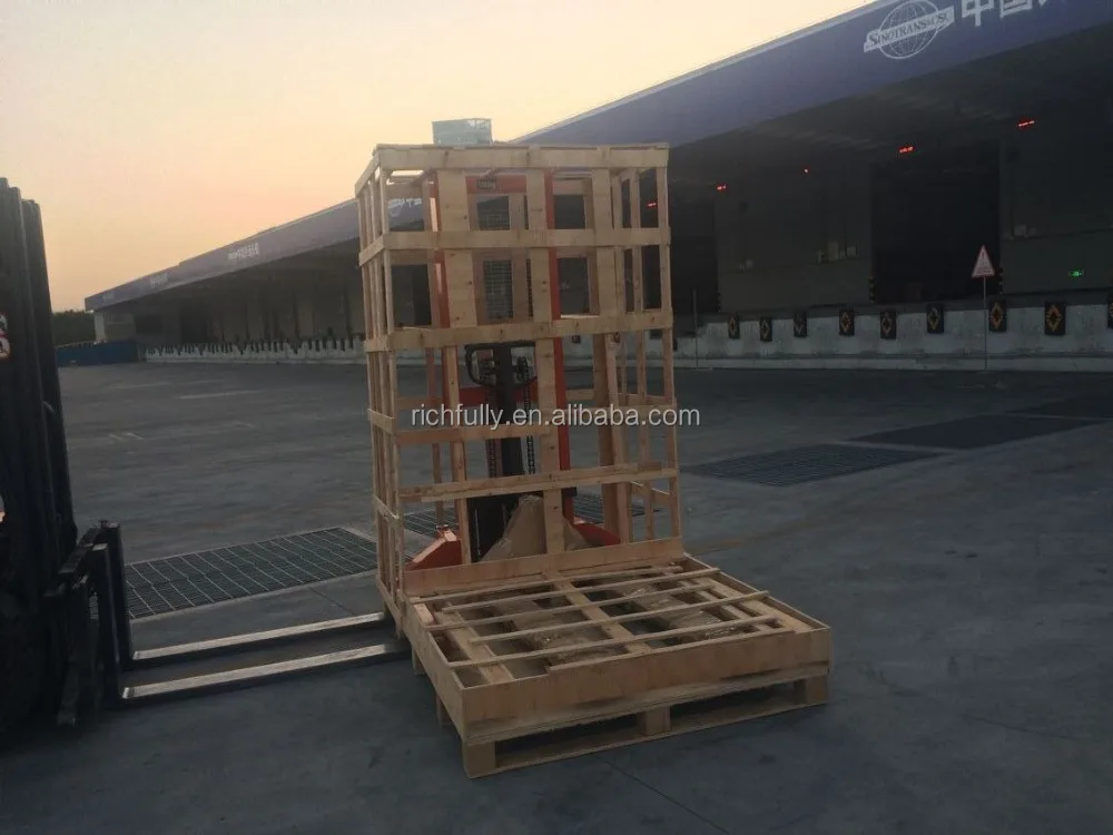 Ручной штабелер с широкими