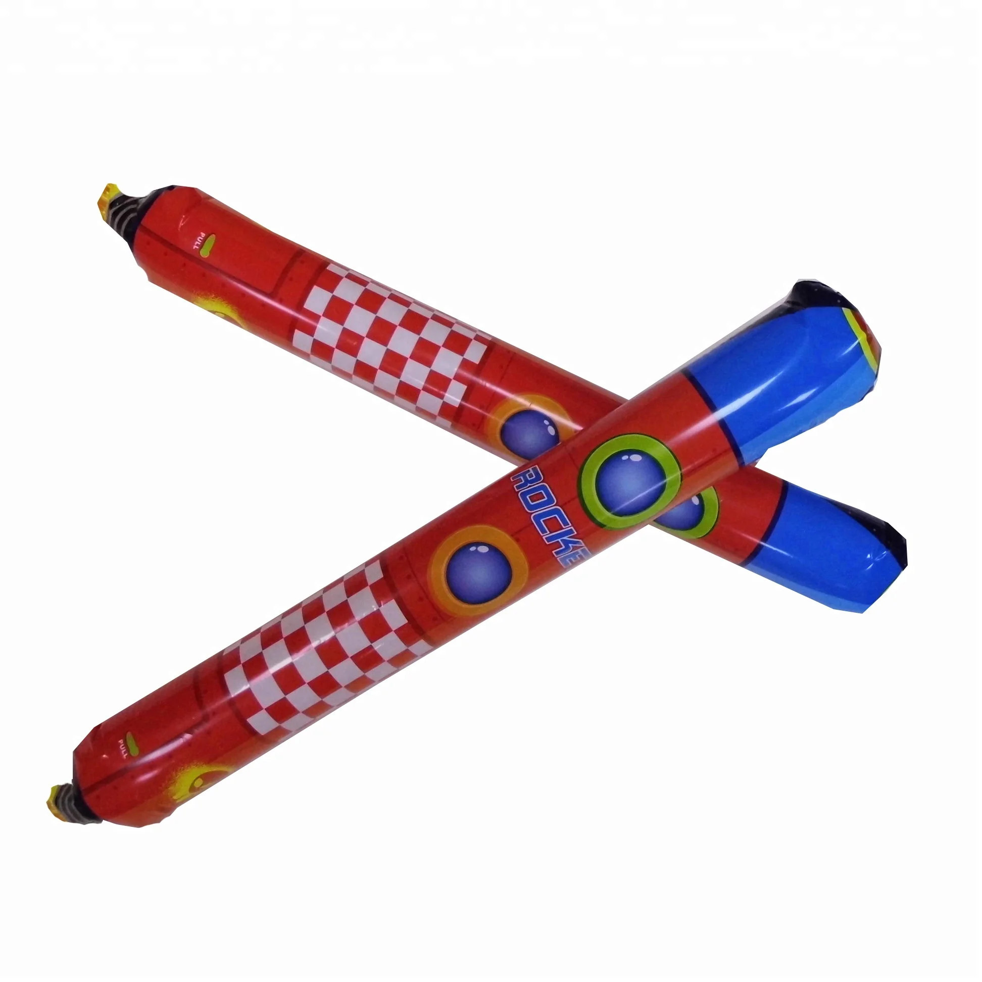 
high quality promotion inflatable PE cheering stick with factory price 