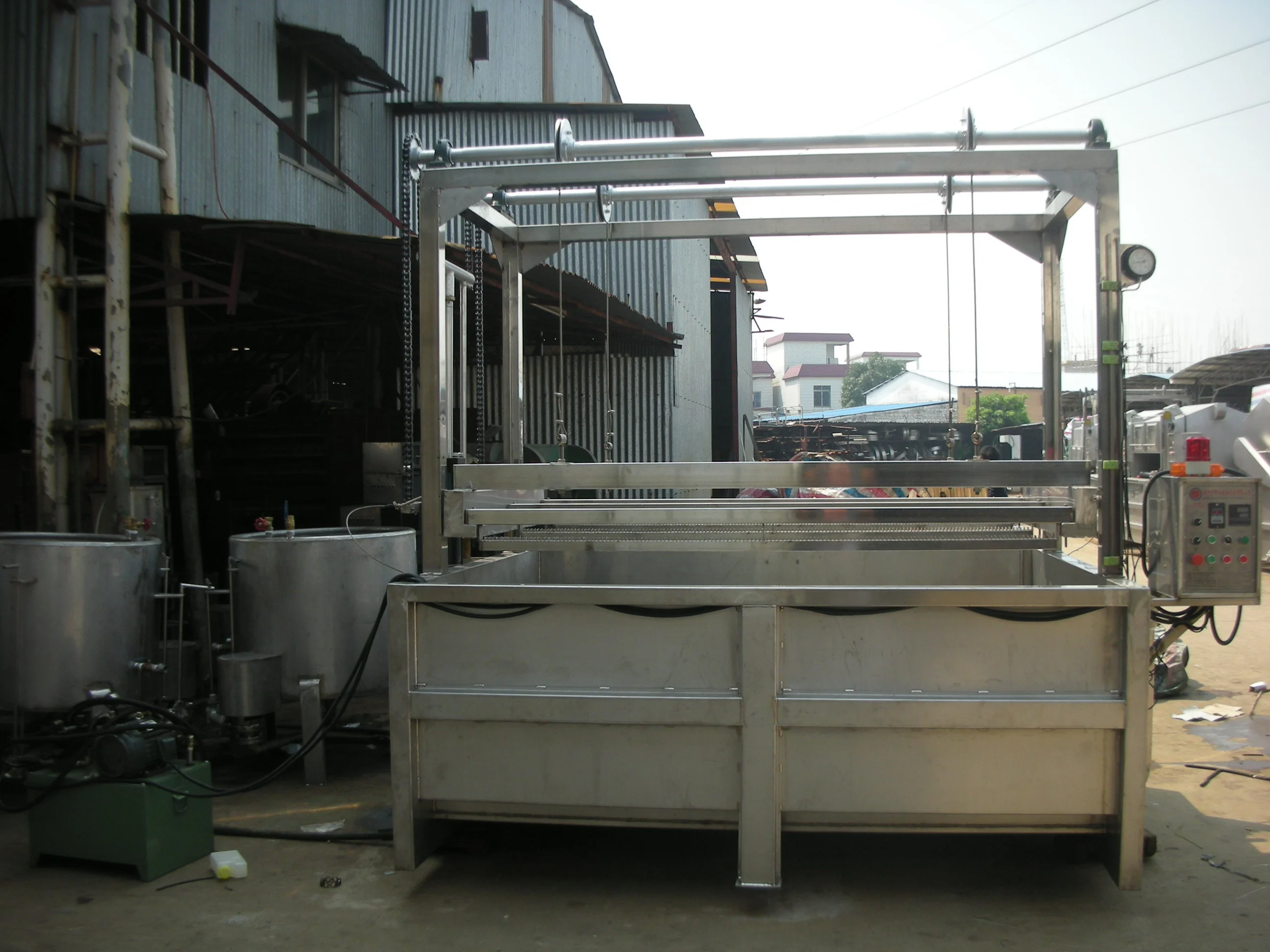 
Textile dyeing and finishing machinery hanging automatic dyeing machine 