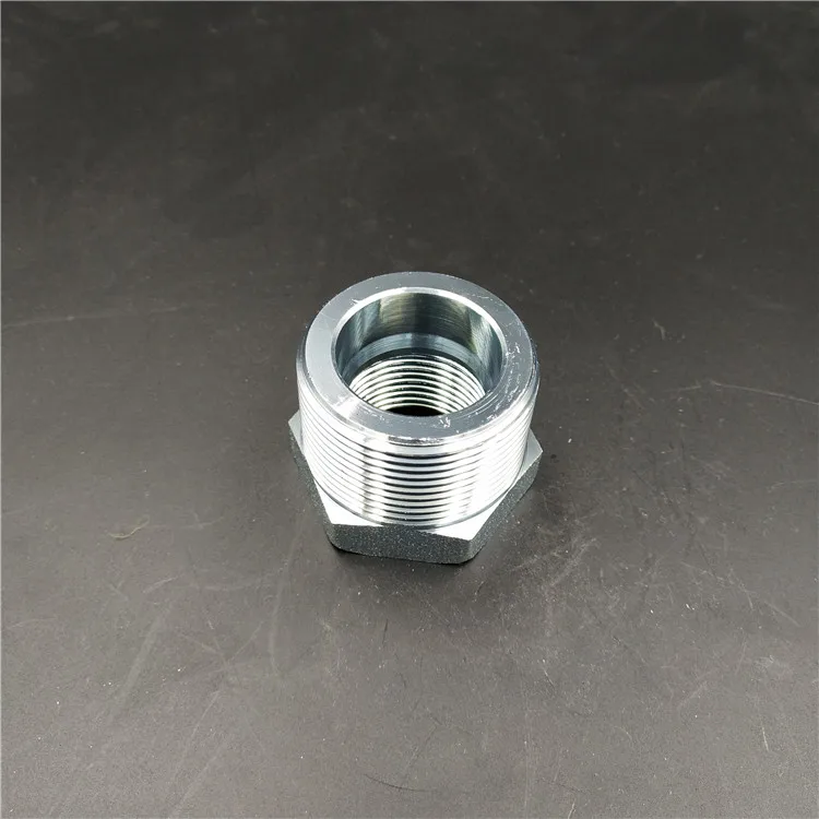 China manufacturer carbon adaptor thread hydraulic fittings nipple