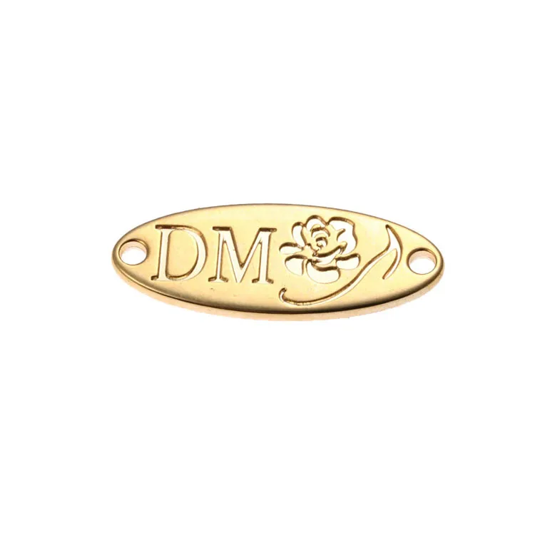 Customized Design Metal Clothing Logo Label