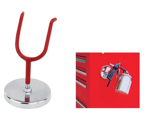 Magnetic spray gun hook Magnetic Paint Spray Gun Holder Stand for Gravity Feed Cup Spray Booth Body Shop Wall XF5021 XIANFENG