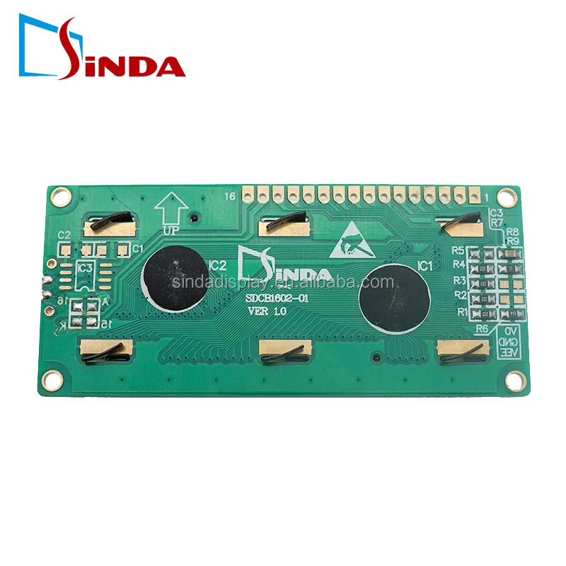 16x2 character LCD module STN blue 1602 display