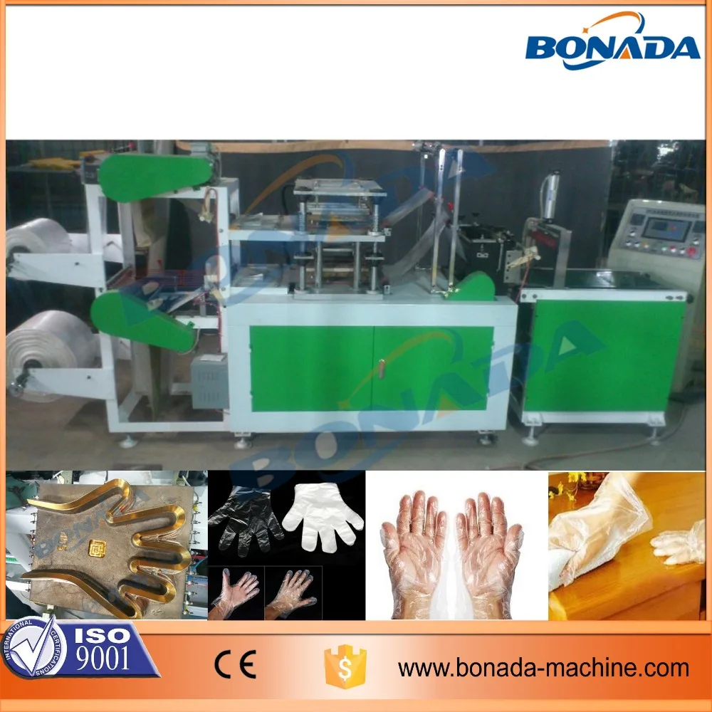 Good quality PE plastic disposable polyethylene hand gloves making machine