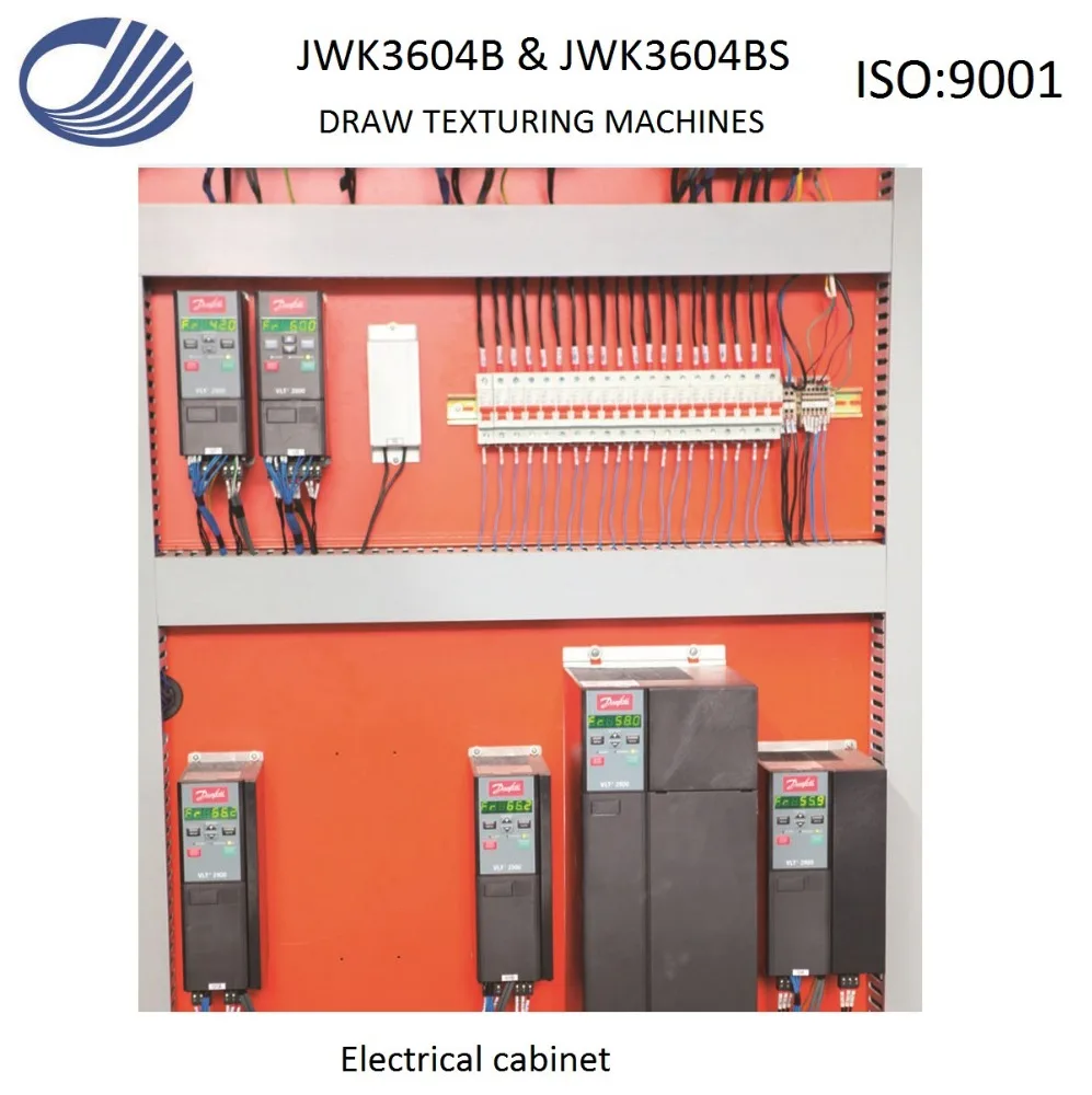 JW K3604C  DTY draw texturing machines of POY polyamide fiaments.