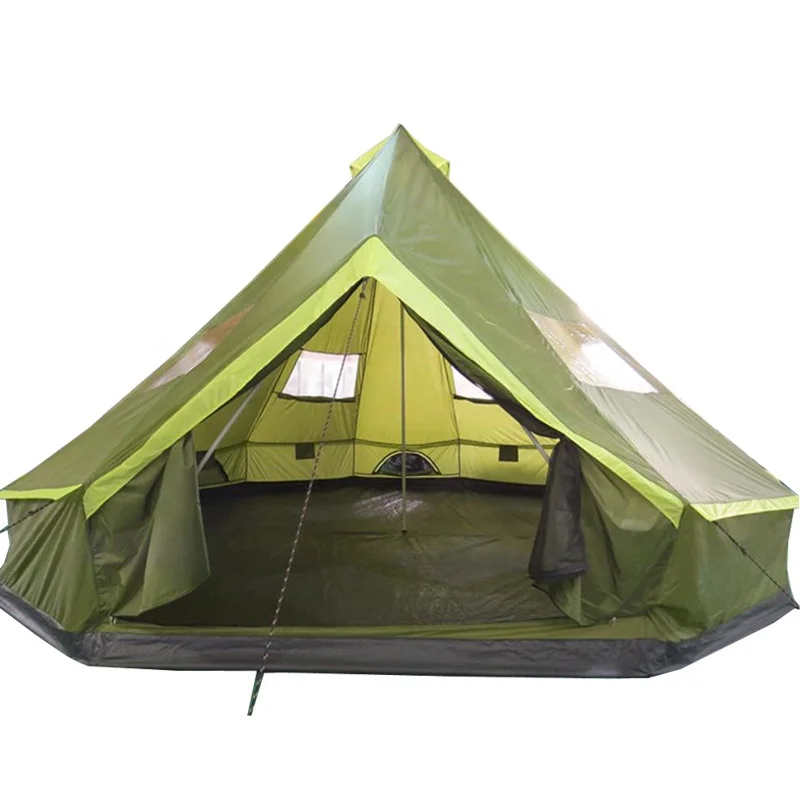 5m hot sale UK popular glamping canvas cotton oxford bell tent/tipi tent/emperor tent