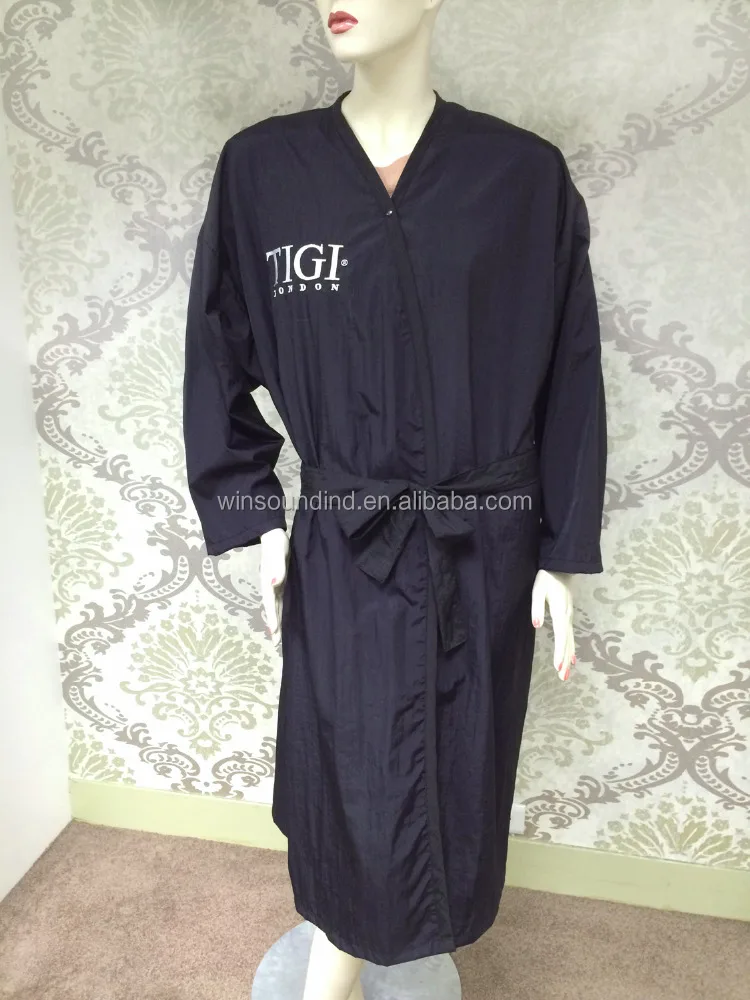 High Quality Nylon Polyester Salon Robes Kimono Gown Smock
