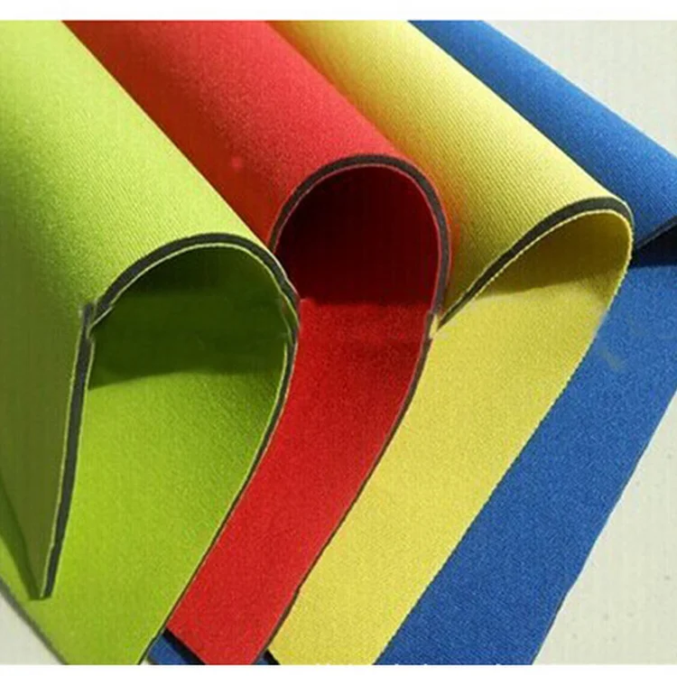 Hot sale 1mm 2mm 3mm 4mm 5mm neoprene material custom printing, neoprene rubber fabric price for swimwear