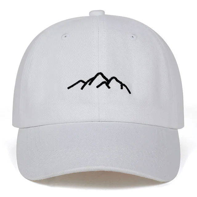 Mountain range embroidery Baseball Caps Adjustable Snapback Caps Fashion dad Hats