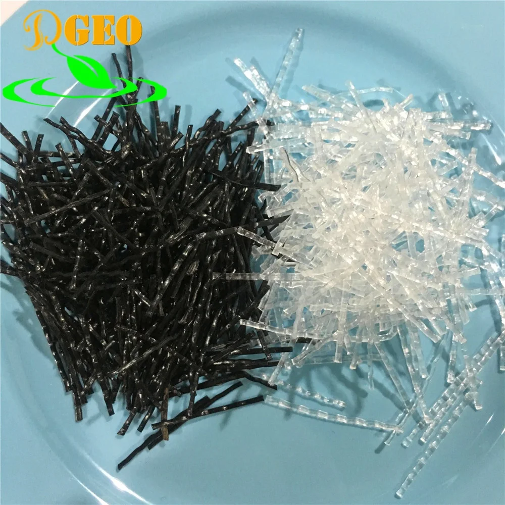 55mm polypropylene synthetic macro fiber for concrete