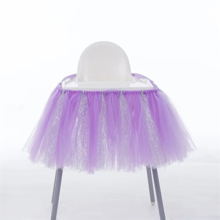 
Net Yarnc Party Decoration Tutu Chair Table Skirt 