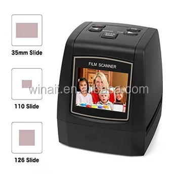 winait 14 mp 35 mm film scanner/negative slide film scanner/8 mm, super 8 film converter scanner
