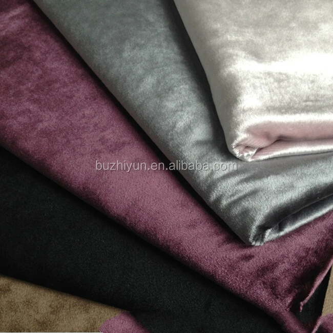 100% polyester double side velboa minky fabric