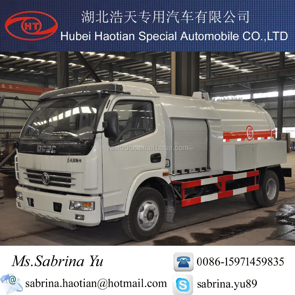 Chinese mini LPG 5ton delivery truck,Liquefied Gas Tanker truck