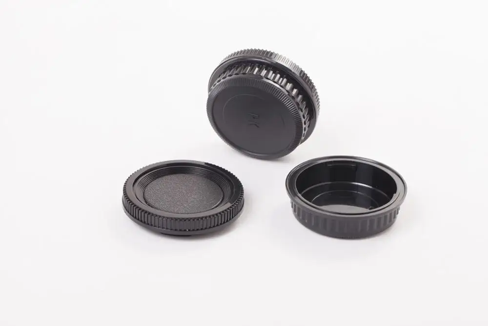 NP3209 Set of Professional Rear Lens Cap + Camera Body Cap for Pentax PK