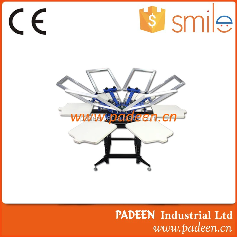 
Manual DIY Full set 6 color 6 station t-shirt Silk Screen Printing Machine kit with related equipment 