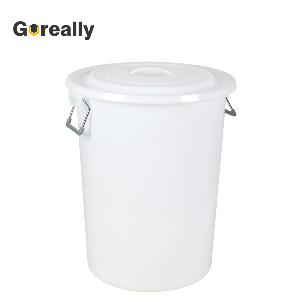 Best price wholesale recycled 100 liter large plastic water bucket with lids