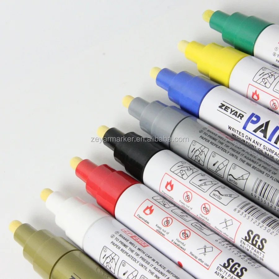 ASTM D-4236 Paint Marker Pen Multichem Ink , 21 colors, New Design