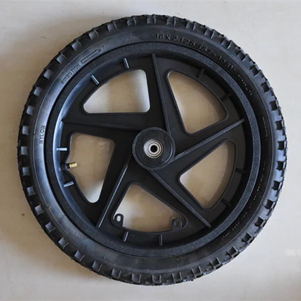 16' pneumatic plastic Joggering stroller Wheel