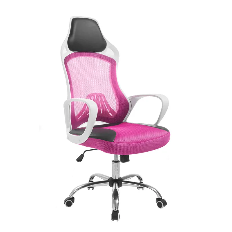Леди стиль, высокое качество красочные сетки офисное кресло с стальное основание