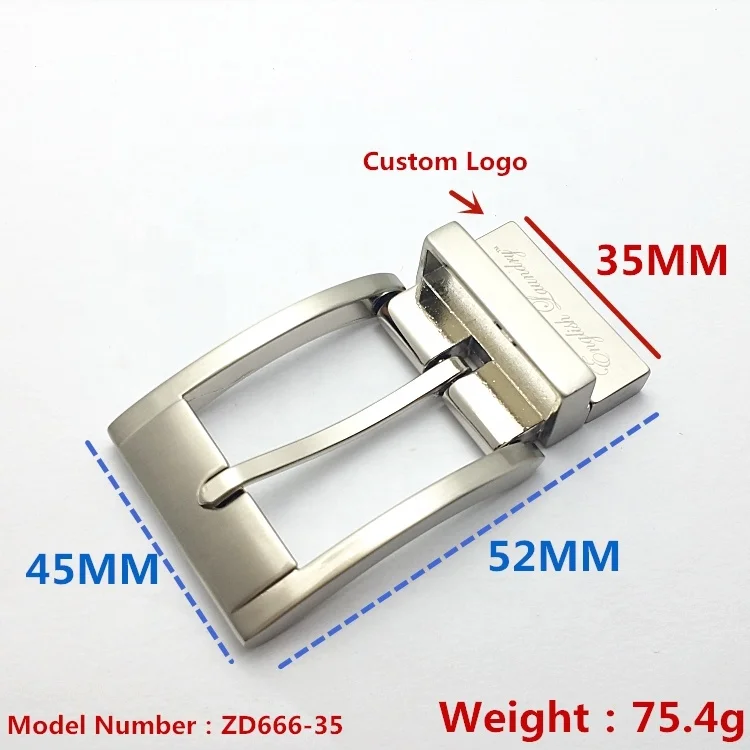 New Style Belt Buckle Custom Reversible For Belt alloy buckle manufacturer metal buckles Simple Square