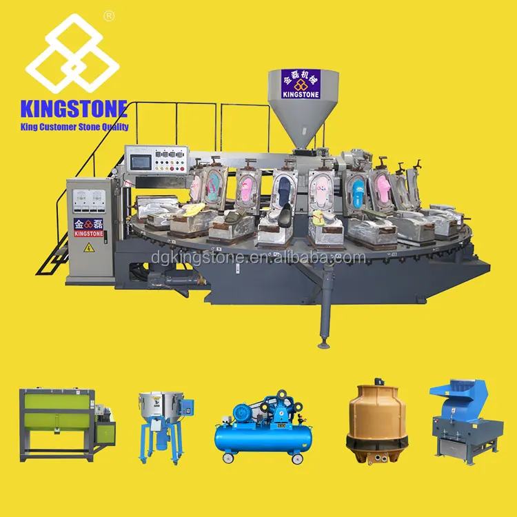 JL-108 Rotary Plastic Shoe Slipper Making Machines