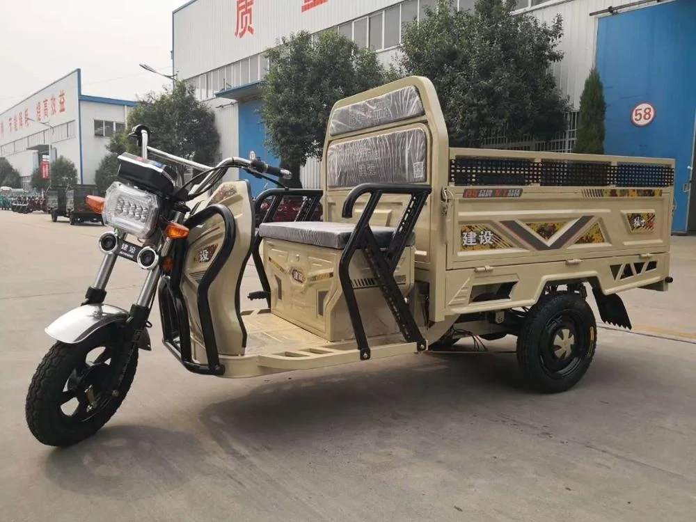 Hot selling adults low price motorized electric cargo box delivery tricycle