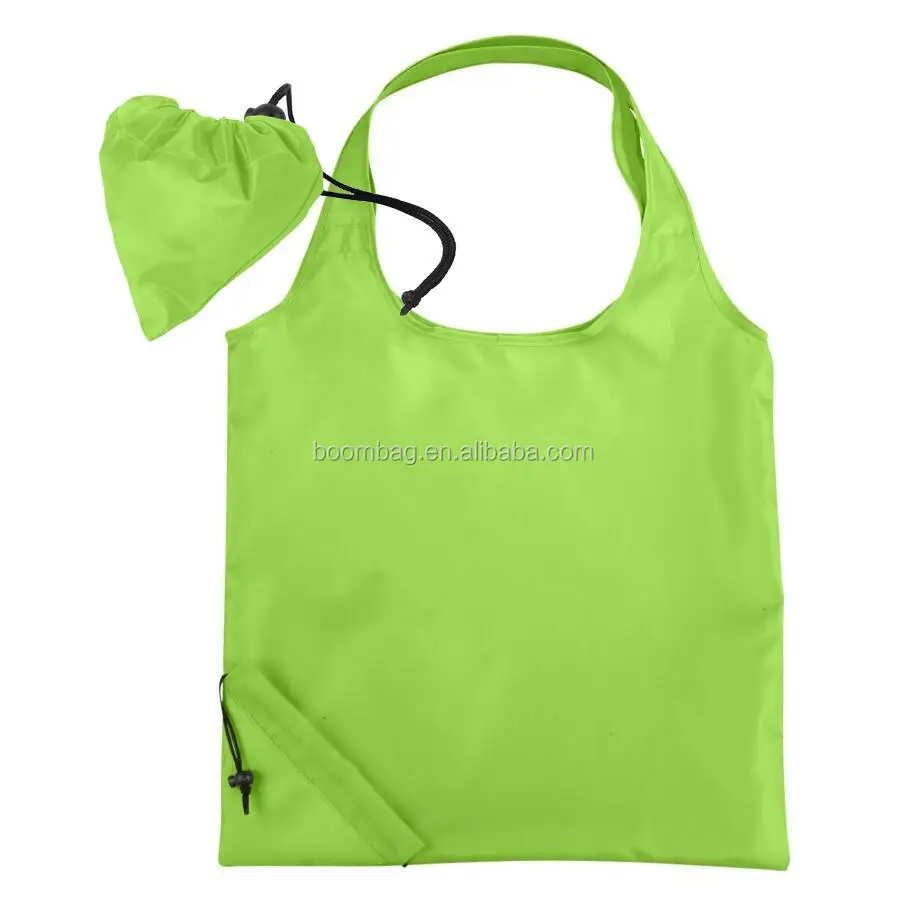 Складная многоразовая сумка для покупок в форме сердца из полиэстера 190T