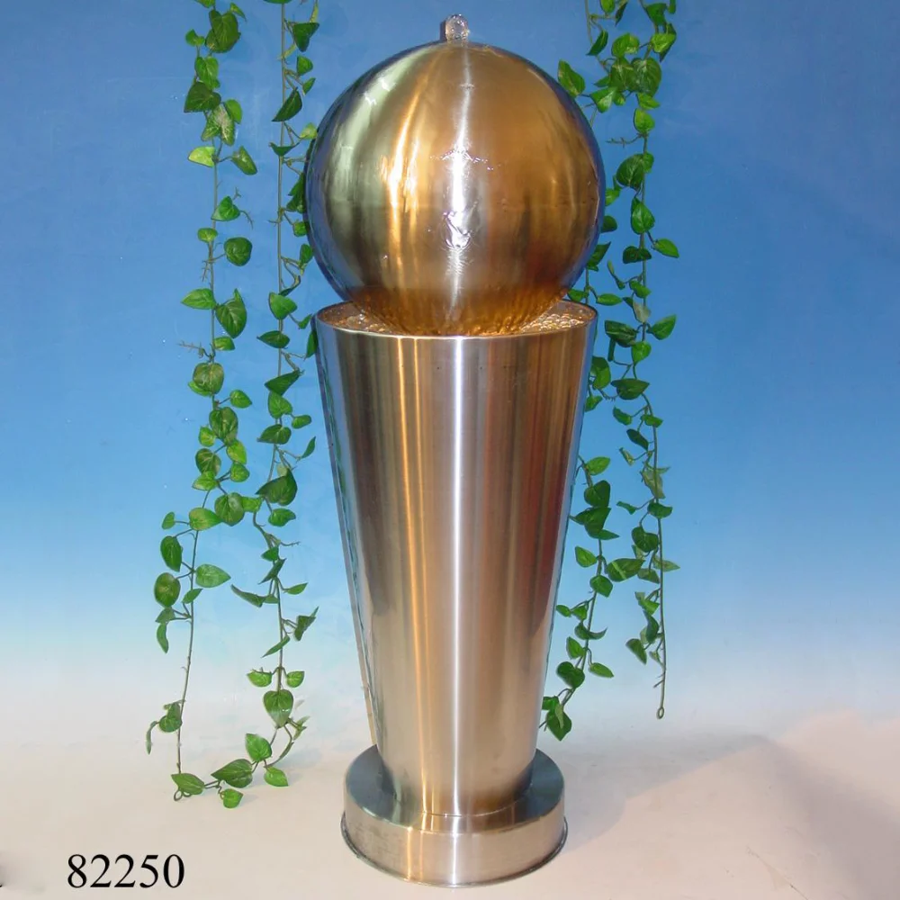 Solar cascading garden water feature outdoor waterfall fountain