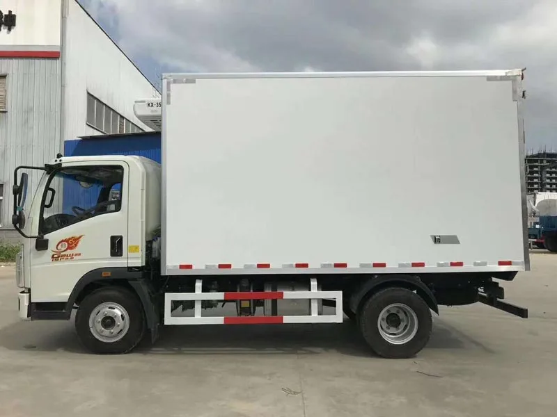Refrigerated Truck Body Cooling Van for Sale with Truck Cold Box