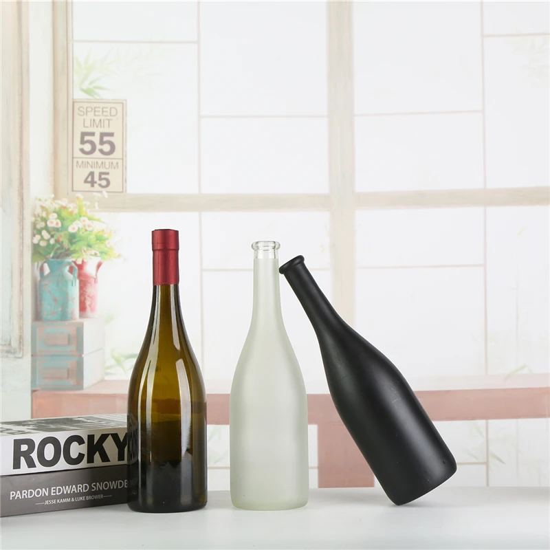 
High quality 5l 5000ml dark green red wine glass bottle with cork wholesale 