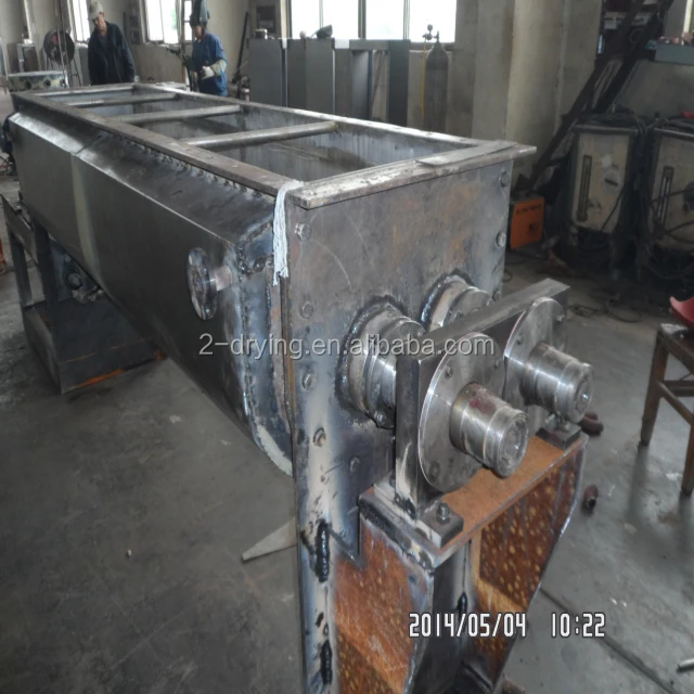 hollow blade dryer for soy okara
