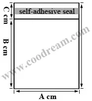 Hot wholesale plastic packaging material OPP bags, clear OPP bags