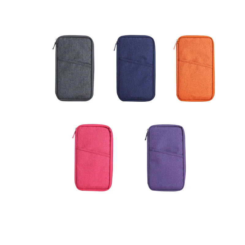 Fancy 300D RFID Blocking Travel  Document Passport Organizer Bag Credit Card Holder Wallet