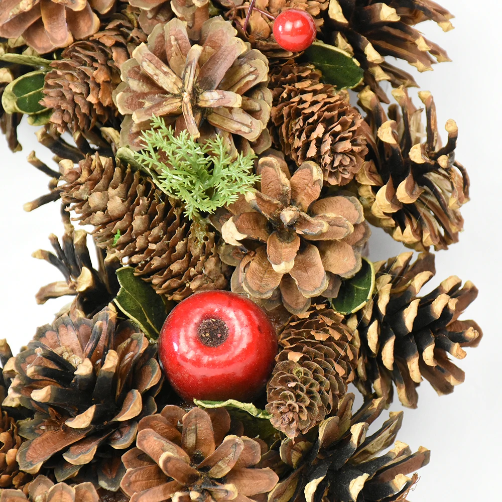 BSCI natural craft  round XMS home  decoration  customize  wreath