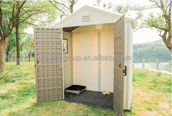 China KINYING brand back yard house tool house garden shed kit plastic
