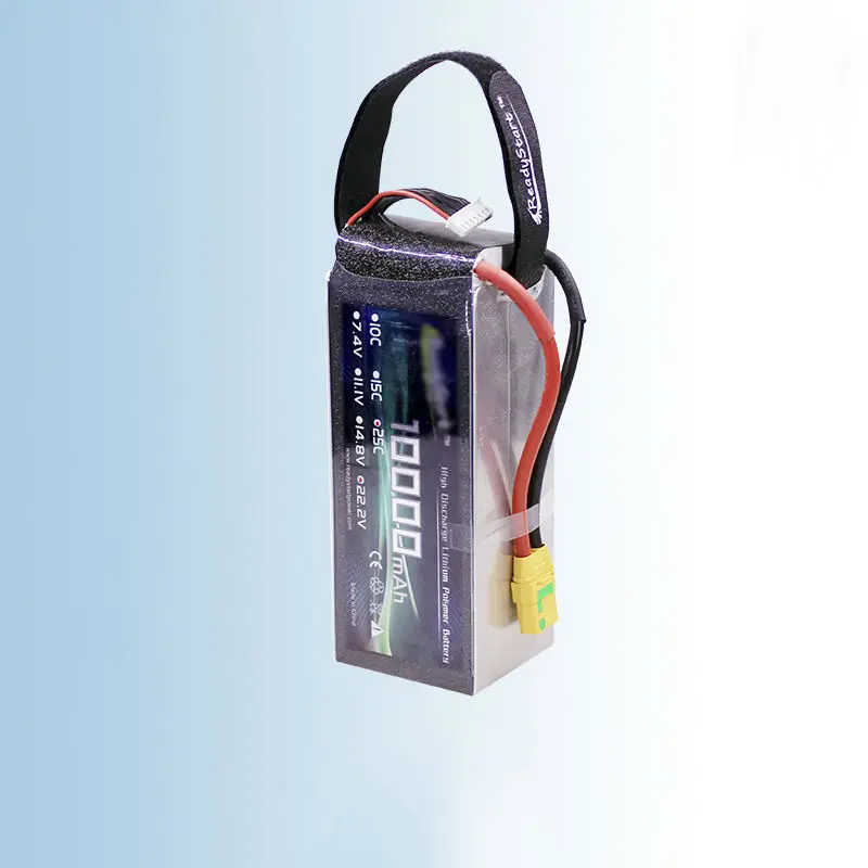 Deep Cycle high discharge rate power lipo 10000mah battery for fast charge battery solution