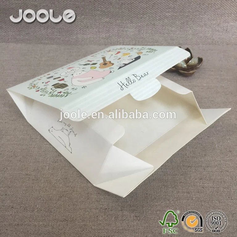Easy fast building up folded paper 6inch 8inch 10inch cake box flat in shipping collapsible gift box