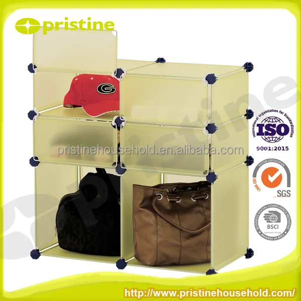 Best SALE shelf wholesale Taiwan household storage manufacturer Housewares pp modern white bookshelf cube storage shelves