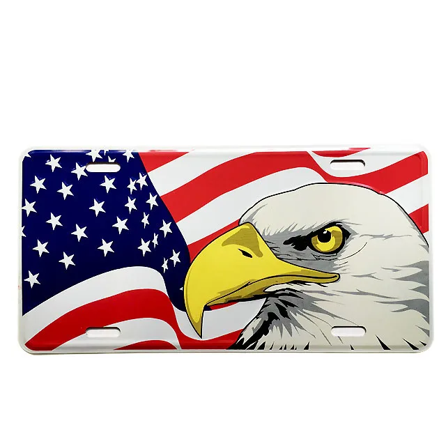 Custom Aluminum Embossed Car License Plates